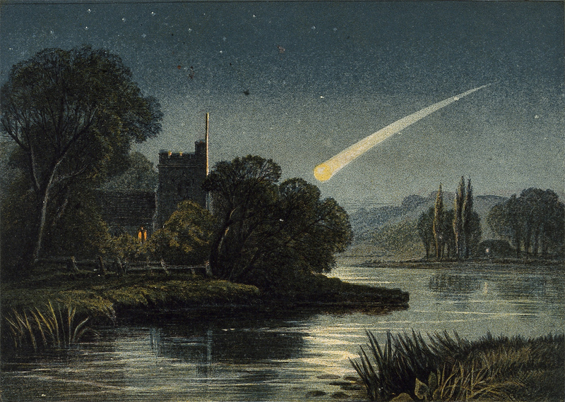 Illustration for article titled Stunning Depictions of Ancient Comets That Scared the Hell Out of Humans